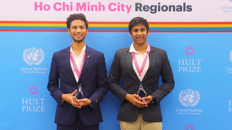 Two Year 4 Engineering Undergraduate Students Won the Hult Prize at South East Asia Regional Final