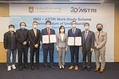 HKU-ASTRI Work-Study Scheme MoU Signing Ceremony